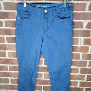 Old Navy Rockstar Women Denim Jeans Mid Rise Jeggings Skinny Modern Size 12